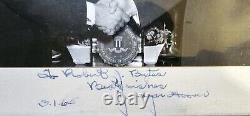 J. Edgar Hoover - Photo dédicacée et personnalisée signée à la main, 3-1-1965 P&n