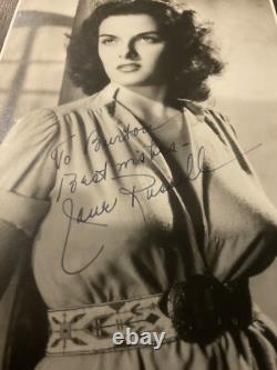 JANE RUSSELL signature manuscrite ? Photo originale 5x7 / Signature encre incroyable - très