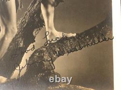 JOHNNY TARZAN WEISSMULLER Photo Vintage 1940's 7x5 Autographe Signé à la Main