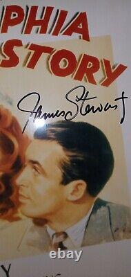 James Stewart Autographe signé à la main