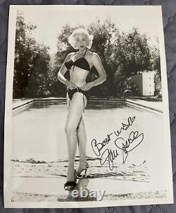 Jan Sterling Signé À La Main Autographié 8 X 10 Photo Avec Coa