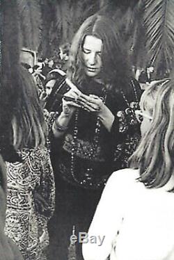 Janis Joplin Main Autographe Signé Signature Coa Woodstock Hippie 1969
