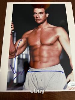 Jean-Claude Van Damme 8x10 Couleur SIGNÉ À LA MAIN EN PERSONNE AUTOGRAPHE RARE JSA COA