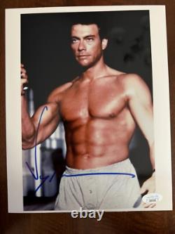 Jean-Claude Van Damme 8x10 Couleur SIGNÉ À LA MAIN EN PERSONNE AUTOGRAPHE RARE JSA COA