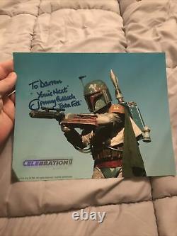 Jeremy Bulloch Star Wars Autographe Main Signée Photo Célébration