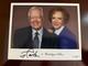 Jimmy Carter Et Rosalind Carter Signature Manuscrite Duale Rare Avec Certificat Acoa