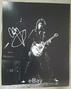 Jimmy Page De Led Zeppelin Originale Signée À La Main Photo Autographiée Coa