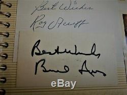 Johnny Cash, Burl Ives, Shel Silverstein & Roy Acuff Signée À La Main Autographes +++