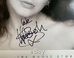 Kate Bush Album Lp Autographié Et Signé À La Main De The Whole Story
