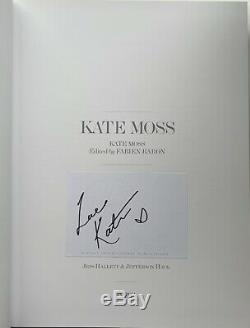 Kate Moss Par Kate Moss Main Signe Livre Autographed Au Rizzoli Bookplate