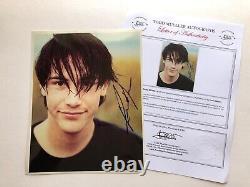 Keanu Reeves Signé À La Main Vintage Autographié 8 X 10 Photo Comprend Coa