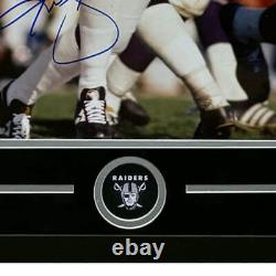 Ken Stabler Main Signé & Encadré Oakland Raiders 16x20 Photo de Football