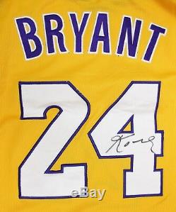 Kobe Bryant Maillot Maillot La Lakers Signé À La Main Avec Signature De Coa