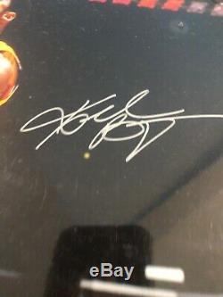 Kobe Bryant Signée À La Main Autographié 16x20 # 8 Vintage One Hand Big Dunk Psa / Adn