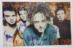 La Cure PHOTO 9x14 RÉELLEMENT SIGNÉE À LA MAIN JSA LOA Autographiée Robert Smith +4