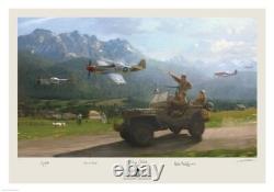 La bande de frères célèbre le jour de la victoire en Europe dédicacé par les parachutistes de Dick Winters