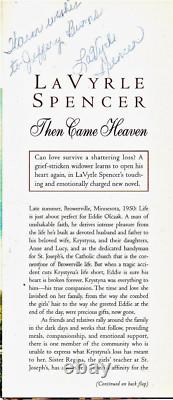 LaVyrle Spencer LIVRE SIGNÉ À LA MAIN Jaquette de livre