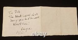 Layne Staley Signed Hand Written Personal Autograph Note Alice In Chains