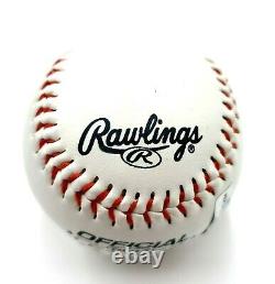 Le Président Donald Trump Signé À La Main Autographied Rawlings Baseball Avec Coa