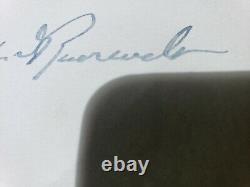 Le Président Franklin D. Roosevelt A Signé La Main 1944 Maison Blanche Lettre Officielle