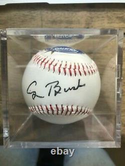 Le Président George W. Bush Signé À La Main Autographed Baseball (houston Astros)