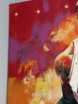Lebron James Malcolm Farley Authentic Autographied Hand Painted Picture (jsa)