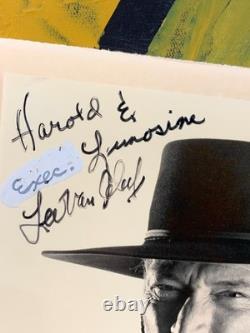 Lee Van Cleef (1925-1989) Légende du cinéma - Autographe authentiquement signé
