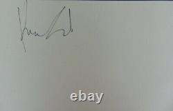 Légende du luthier Edin Karamazov Carte signée à la main 3X5 JG Autographs COA