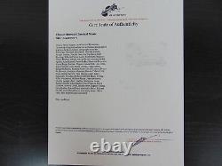 Légende du luthier Edin Karamazov Carte signée à la main 3X5 JG Autographs COA