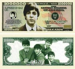 Les Beatles / John Lennon Véritable Signé À La Main Par Paul Mccartney