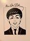 Les Beatles / Paul Mccartney / Véritable Main-signé / Original Kaplan Caricature