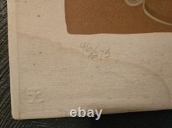 Lithographie signée à la main MAXINE par Patrick Anthony Pierson