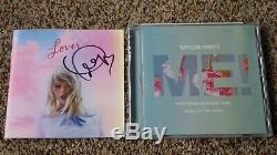 Livret D'amoureux Autographié Par Taylor Swift Et Moi! CD Single À La Main
