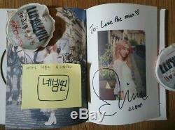 Loona Fan Signe Événement 1/3 Amour & Evil Album Autographié Signée À La Main