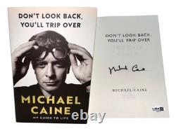 MICHAEL CAINE Livre 'MON GUIDE DE LA VIE' signé à la main Autographe authentique JSA COA Certificat