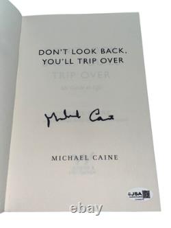 MICHAEL CAINE Livre 'MON GUIDE DE LA VIE' signé à la main Autographe authentique JSA COA Certificat