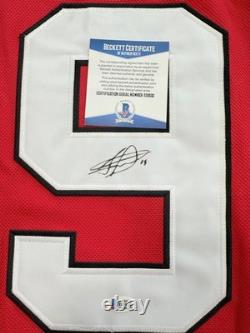Maillot dédicacé de Jonathan Toews avec certificat d'authenticité BAS