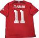 Maillot Signé à La Main Avec Autographe De Mohamed Salah De Liverpool Et Authentifié Par Bas