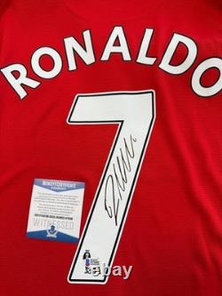 Maillot signé autographié Aig Cristiano Ronaldo signé à la main Bas Coa