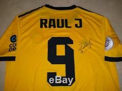 Main Raul Jimenez Signé Loups Autographiés Wolverhampton Wanderer Jersey Mexique