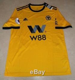 Main Raul Jimenez Signé Loups Autographiés Wolverhampton Wanderer Jersey Mexique