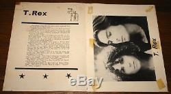 Marc Bolan T Rex Signée À La Main Uk Tour De Programme Avec Deux Billets 1971 Uaac Dealer