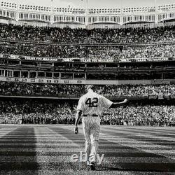 Mariano Rivera Photo de baseball 16x20 des New York Yankees signée à la main et encadrée