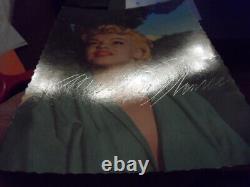 Marilyn Monroe - Carte Vintage Rare d'Autographe Authentique Original Signée à la Main