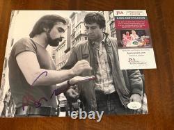 Martin Scorsese Signature Manuscrite En Personne Taxi Driver Autographié 8x10 Rare JSA COA