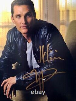 Mathew Mcconaughey 8 X10 Signé À La Main Photo Autographiée Comprend Coa