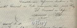 Mexique Autographes De Villa Handsigned Document Pancho (guerre Salvoconducto)