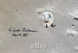 Michael Collins Apollo 11 Columbia Nasa Signé A La Main 8 Photo 10 Avec Cova