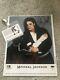 Michael Jackson Signé Promo 8x10 Autographe / Passage Black Ou Blanc