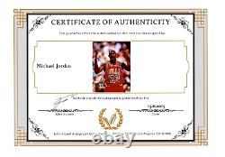 Michael Jordan Autogramm + Zertifikat Main Signée Autograph + Coa